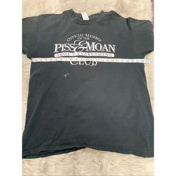 Official Member of the Piss & Moan About Everything Club Short Sleeve T-Shirt XL - Picture 10 of 10